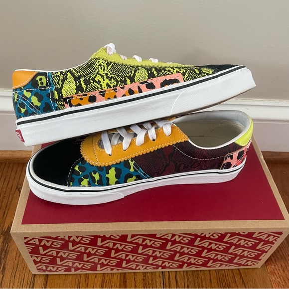 Vans Sport Patchwork Leopard Snake Multi with Box Men’s US 6.5 Women’s US 8 - Picture 9 of 9